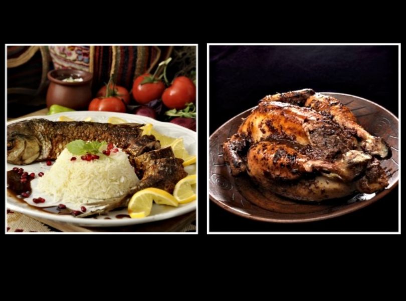 Lavangi Recipes (Delicious Stuffed Fish and  Chicken) from Azerbaijani Cuisine