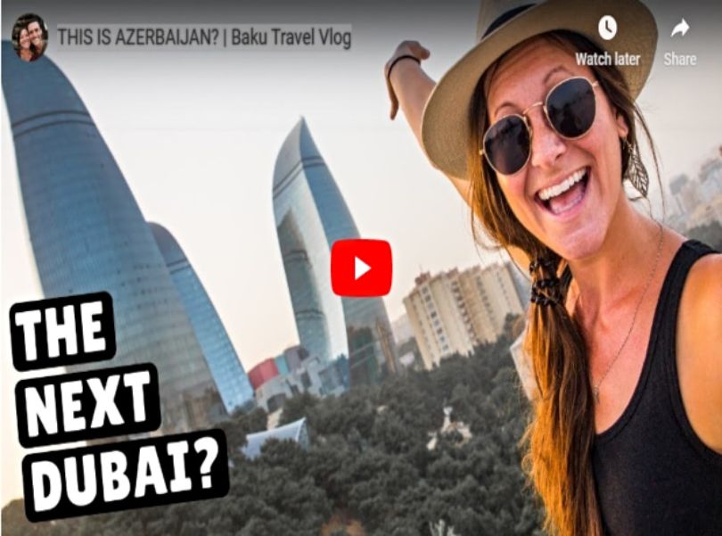 Baku city travel vlog with Kara &amp; Nate