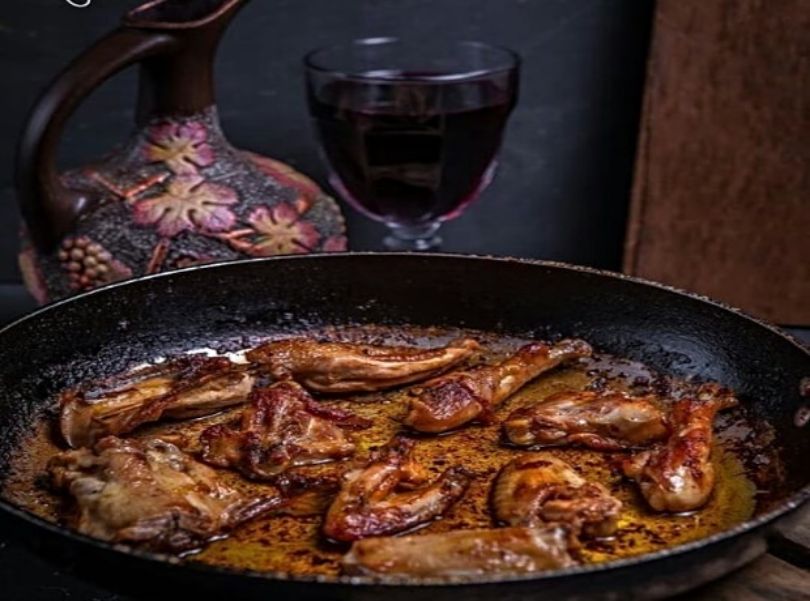 Kefli Becha Recipe - Azerbaijanian Style &quot;Chicken in red wine&quot;