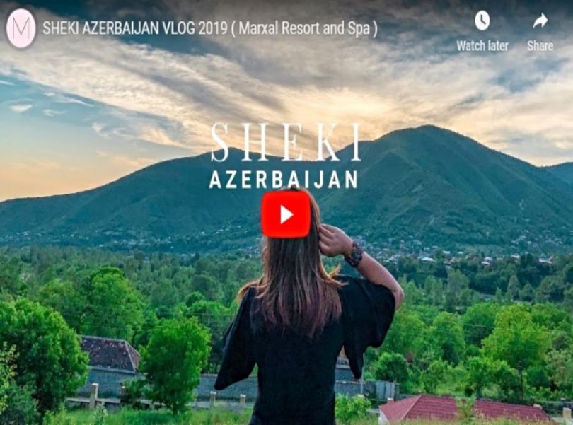 Sheki Azerbaijan travel vlog by Miss Marie Abu Dhabi Vlogger