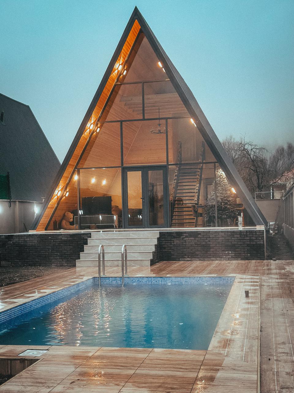 A-Frame House in Gabala: Discover the Perfect Mountain Retreat in Azerbaijan’s Hidden Paradise