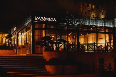 Kasa masa restaurant in Old city Baku