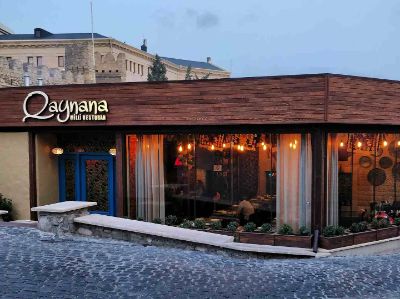 Qaynana restaurant in Old city Baku